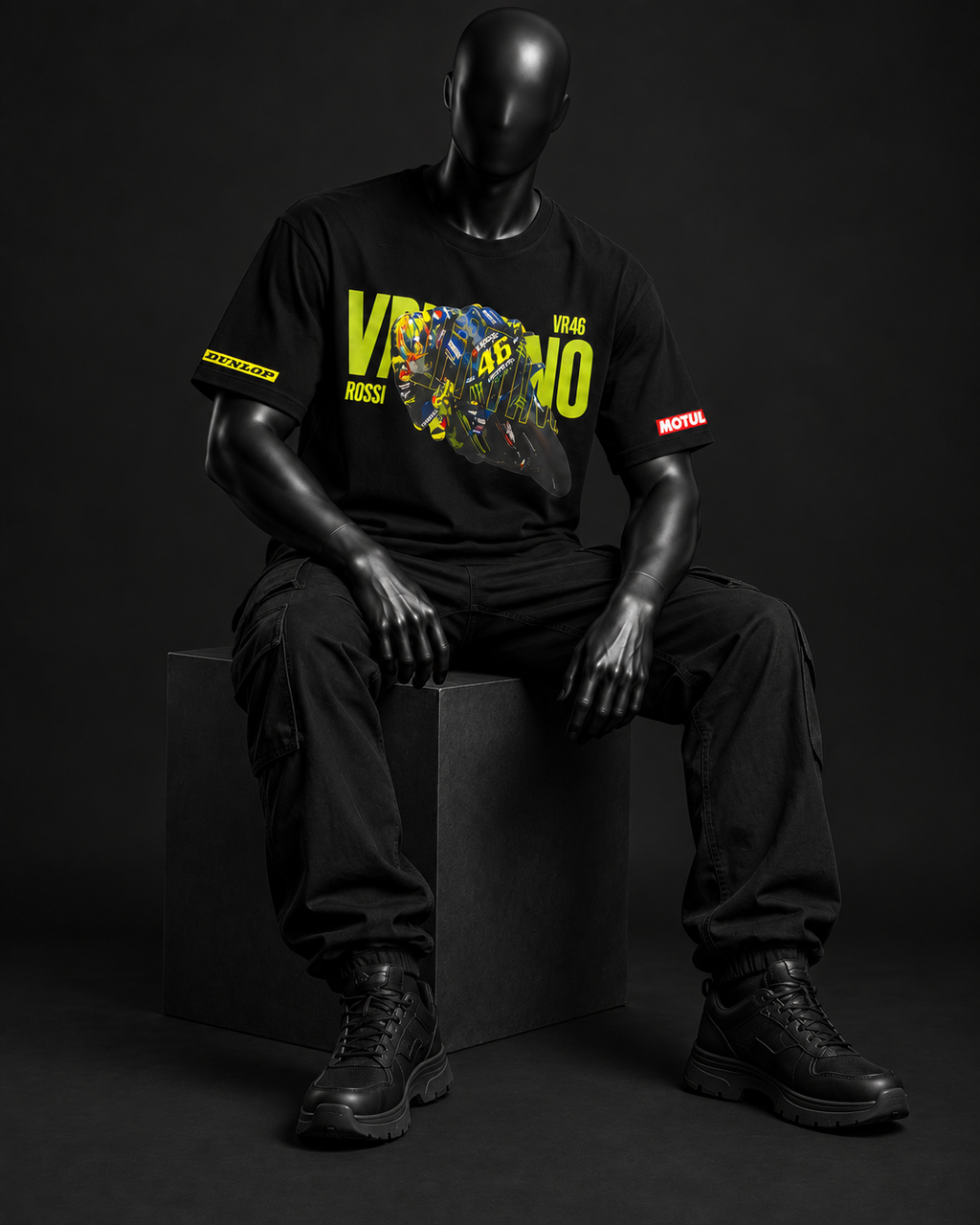 46 Apex Racing Tee – Black