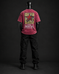 Rich Gang Acid Wash Tee – Crimson