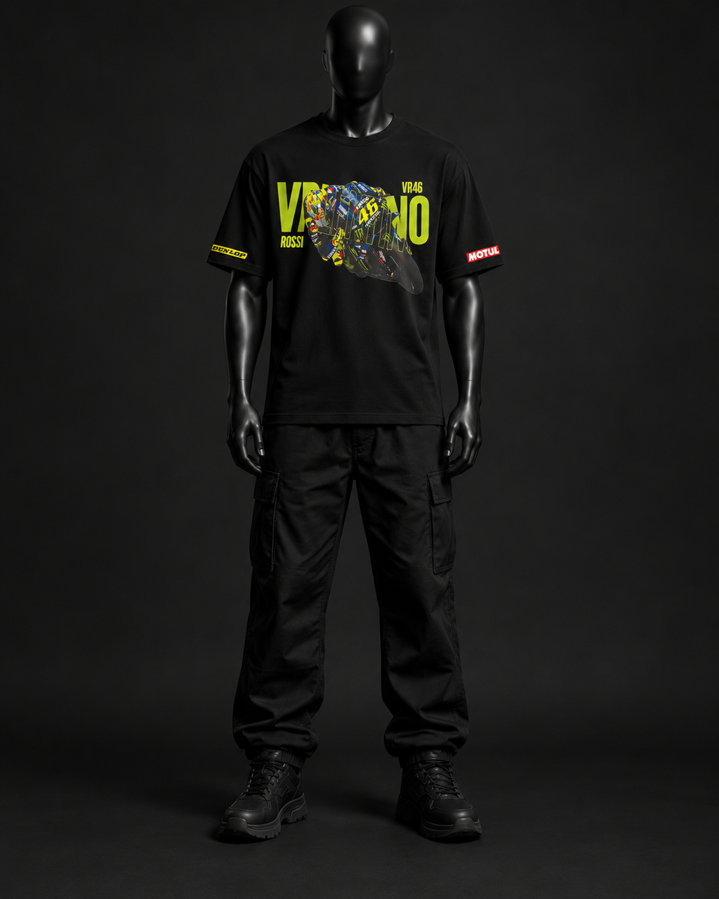 46 Apex Racing Tee – Black