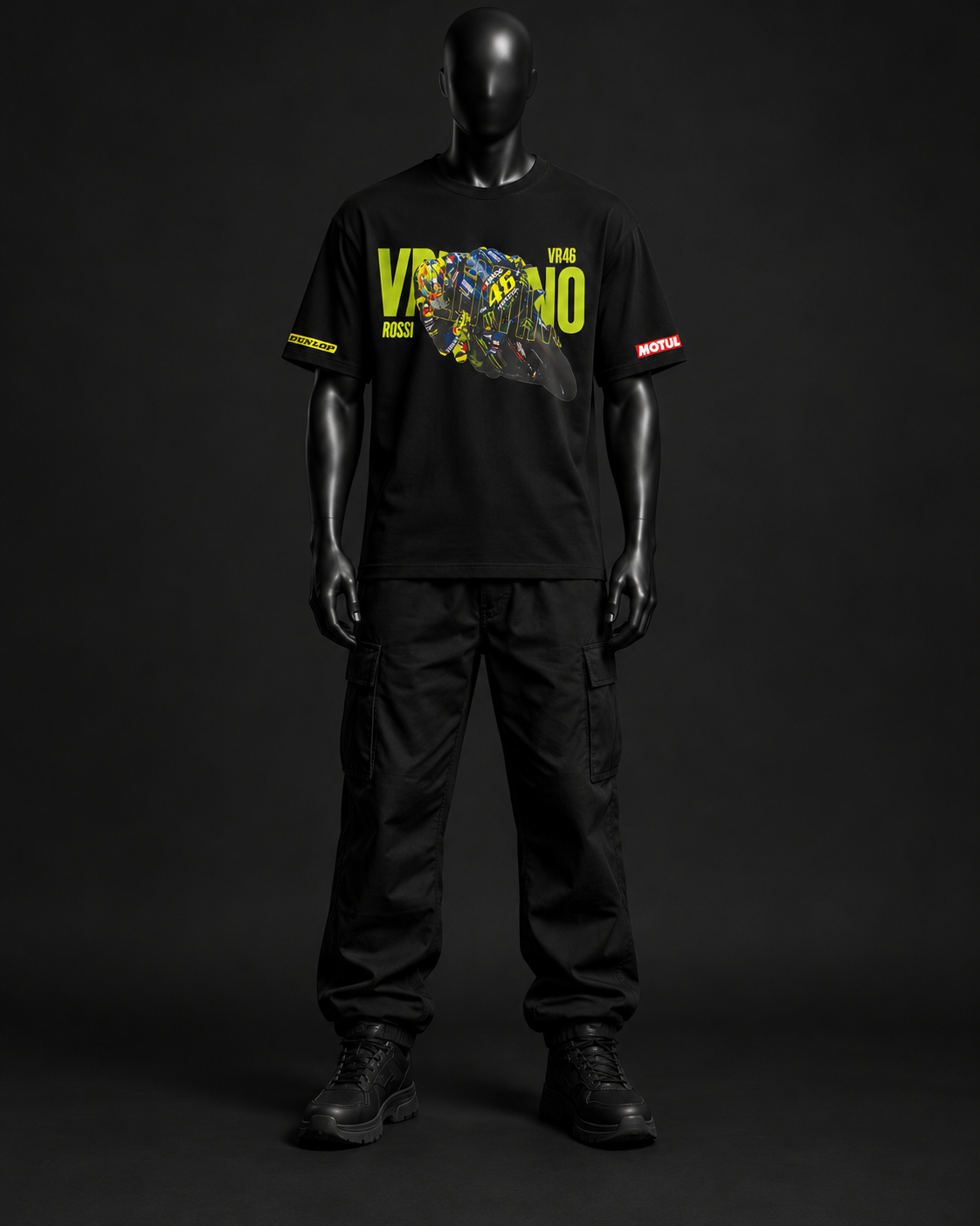 46 Apex Racing Tee – Black