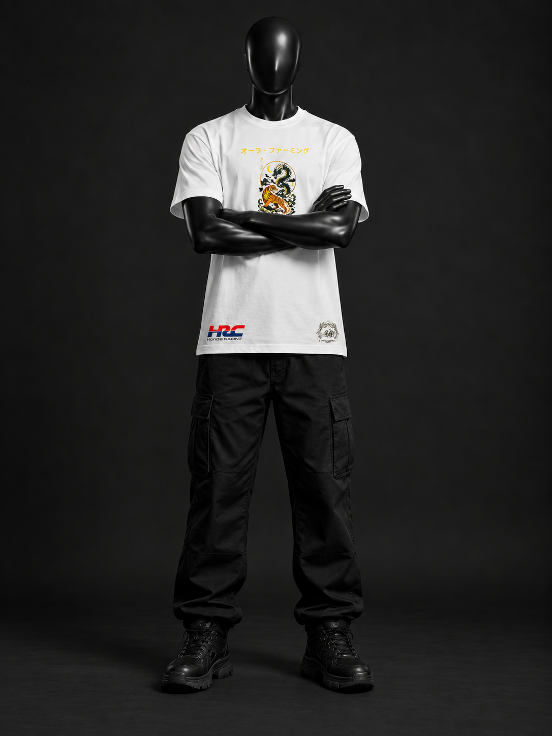 Midnight Run Oversized Tee – White