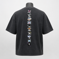 PIRATE CODE Oversized Tee — Washed Black