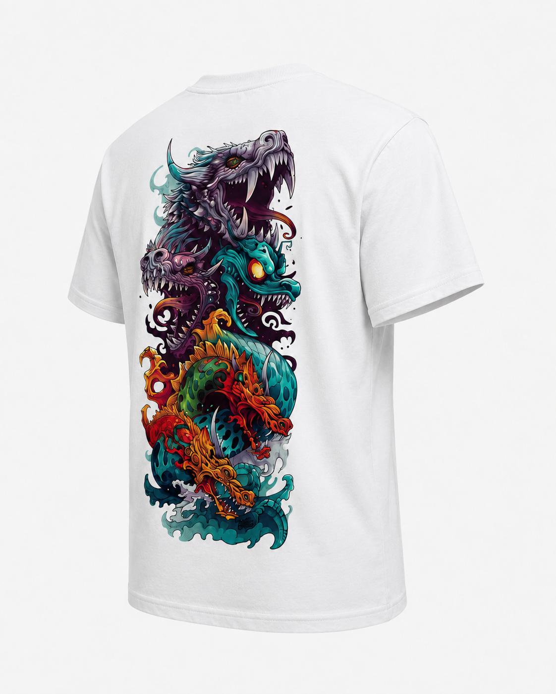 BEAST ASCENSION Graphic Tee — White