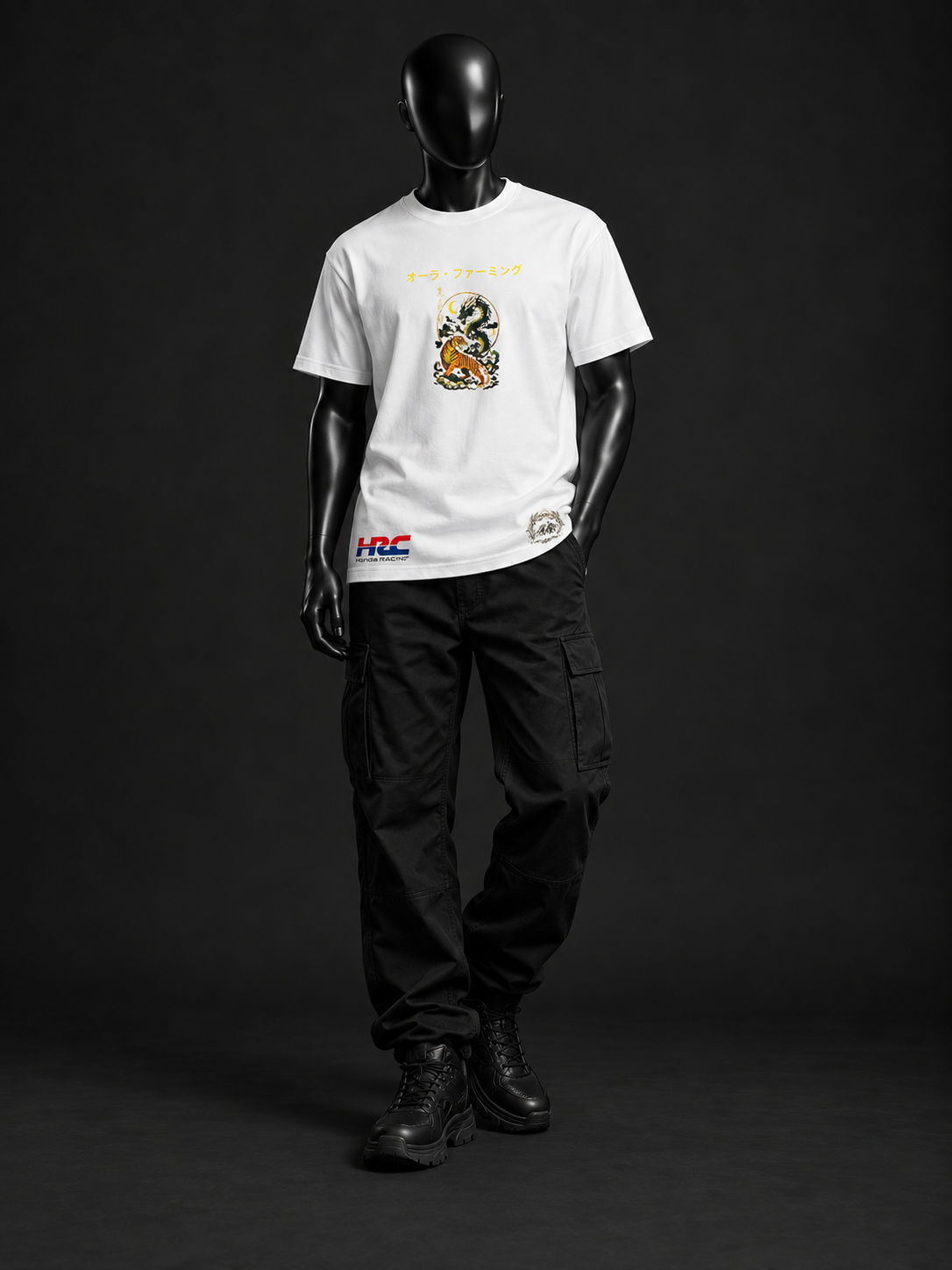 Midnight Run Oversized Tee – White