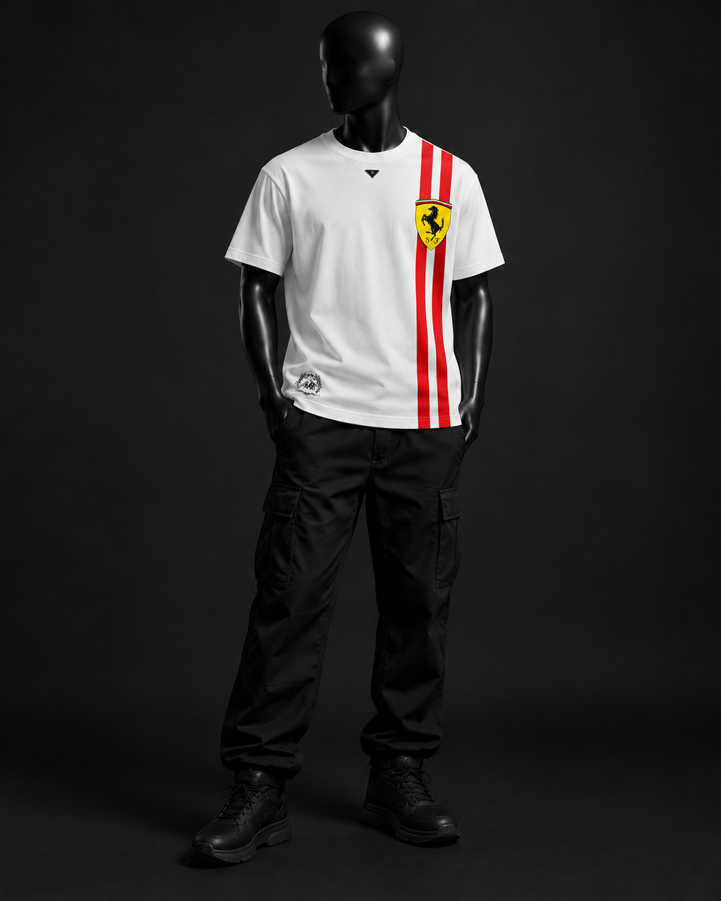 Scuderia 44 Racing Tee – White