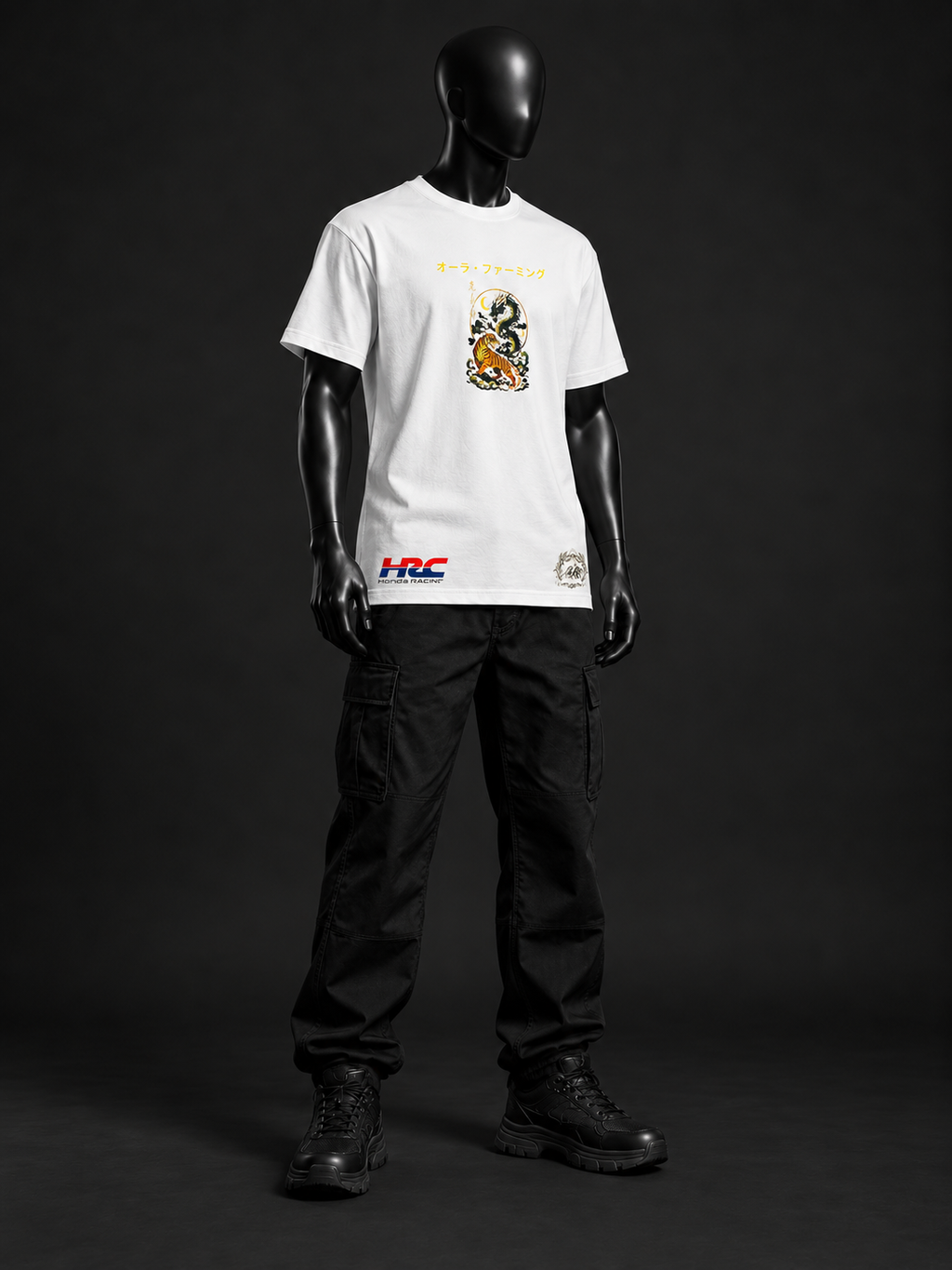 Midnight Run Oversized Tee – White