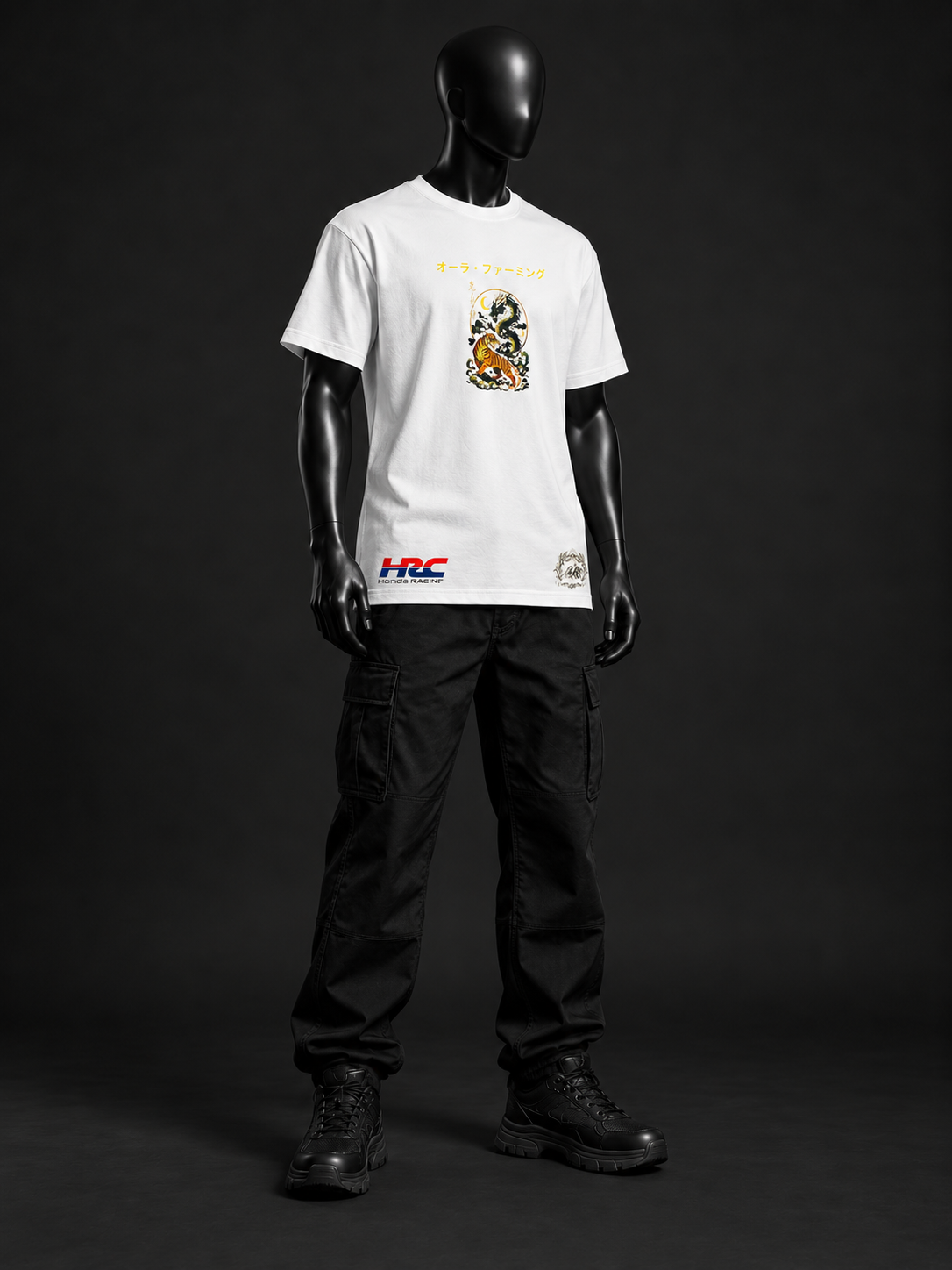 Midnight Run Oversized Tee – White