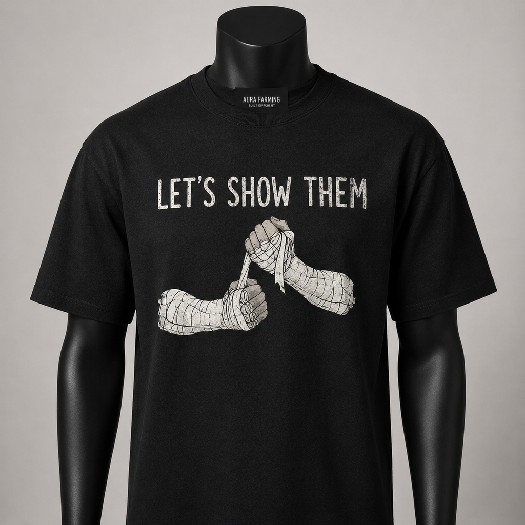 WHY NOT ME? Oversized Tee — Black