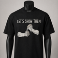 WHY NOT ME? Oversized Tee — Black