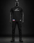 Track Division Oversized Tee – Black