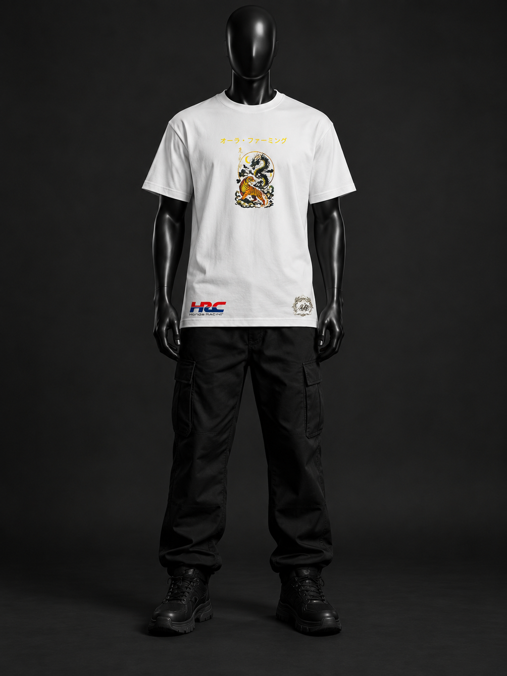 Midnight Run Oversized Tee – White