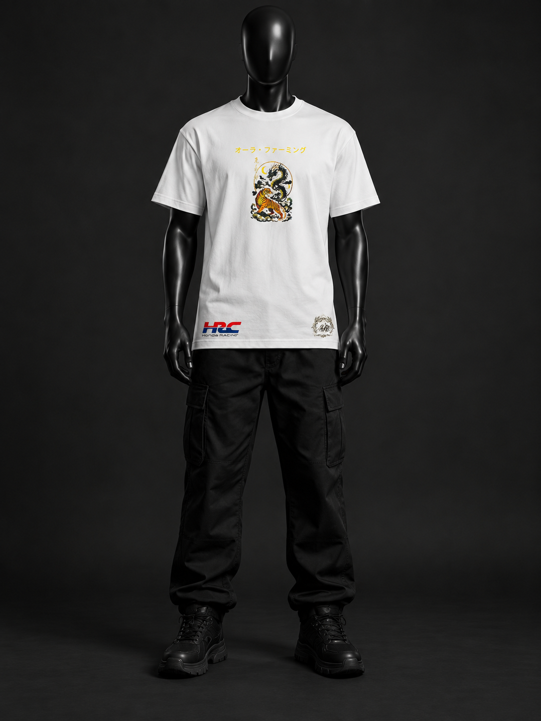 Midnight Run Oversized Tee – White