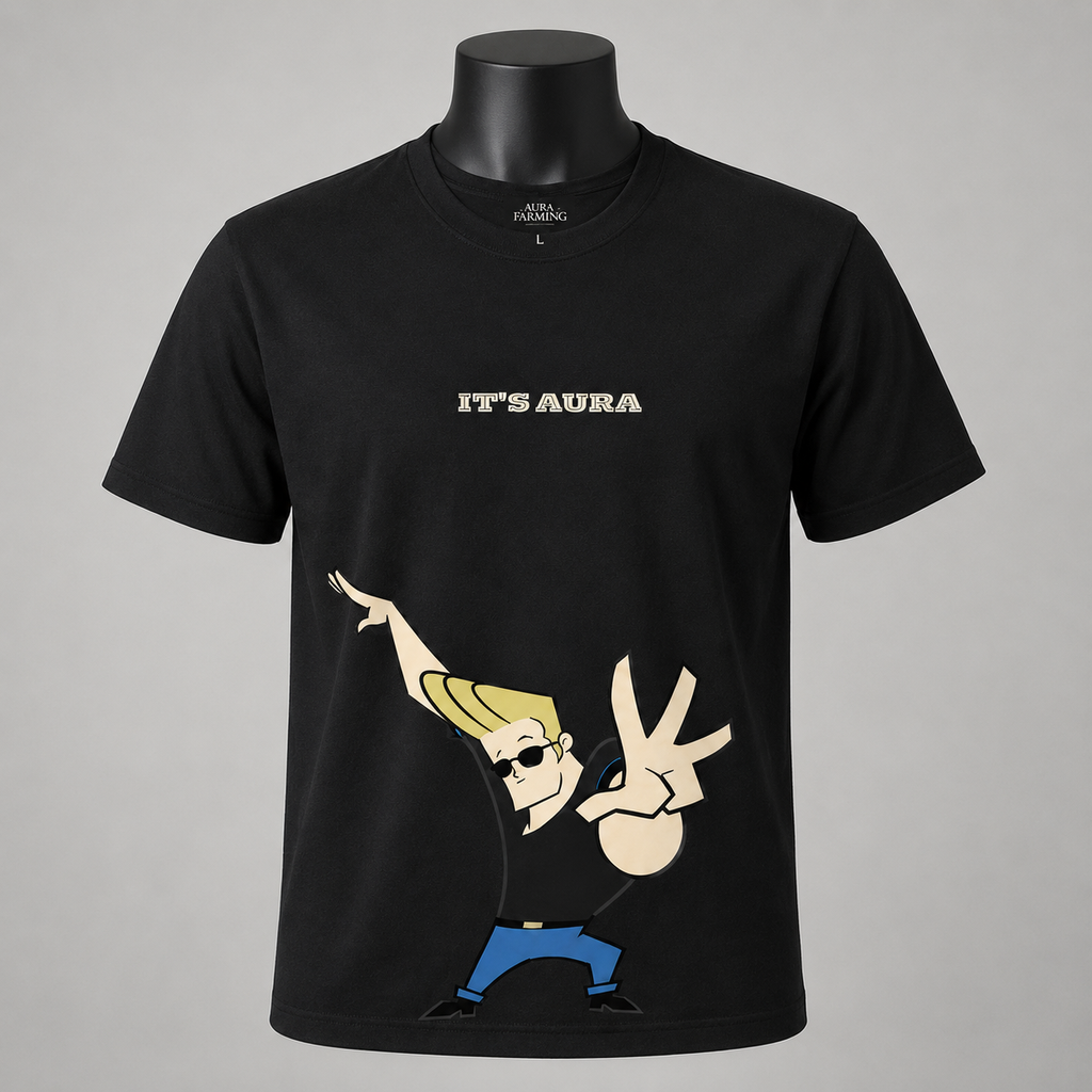 HEY MAMA Oversized Tee — Black