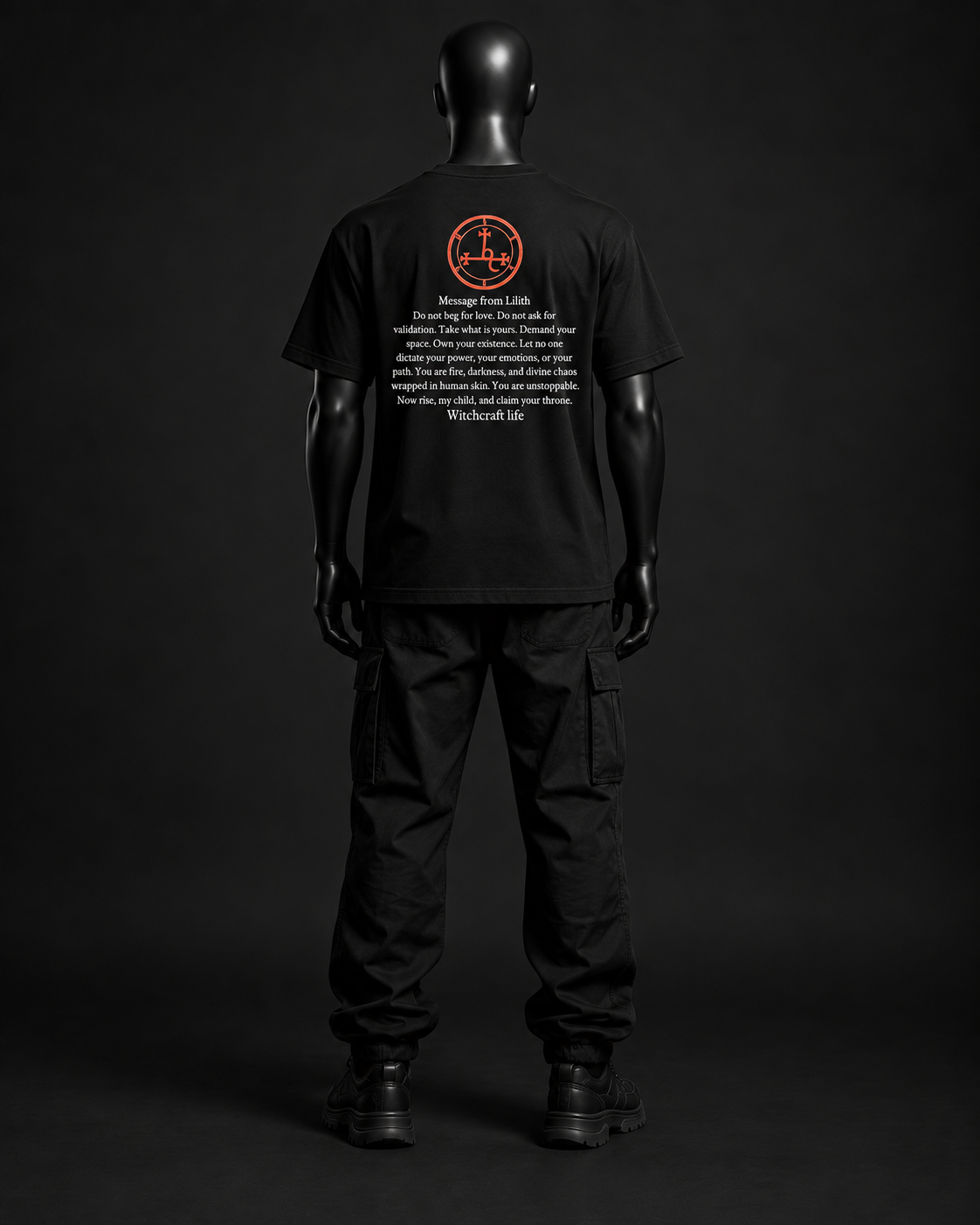 Dead Internet Oversized Tee – Black