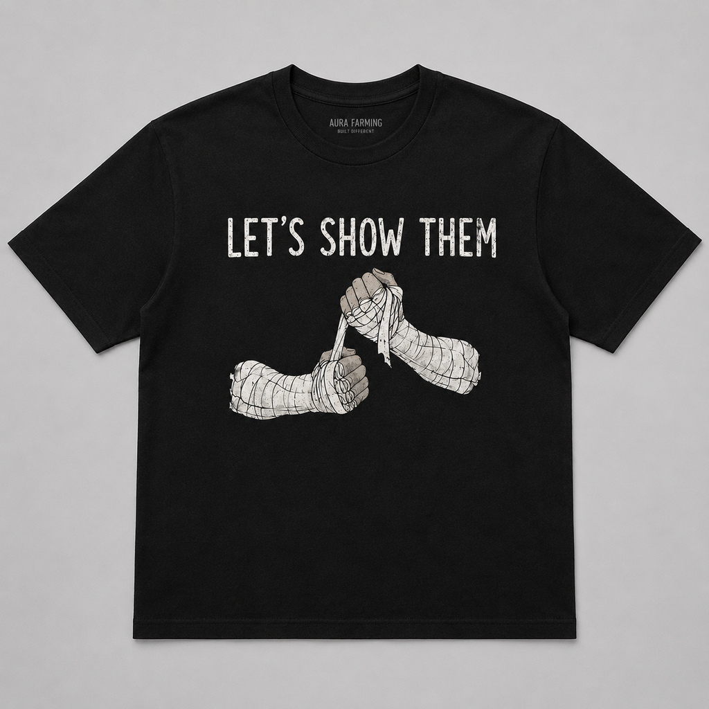 WHY NOT ME? Oversized Tee — Black