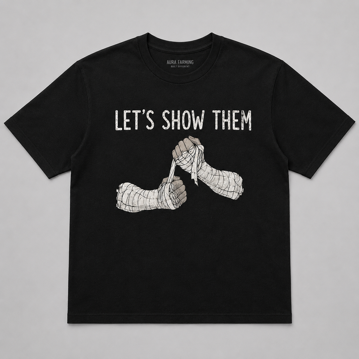 WHY NOT ME? Oversized Tee — Black
