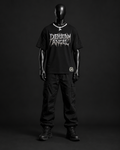 Demon Angel Oversized Tee – Black