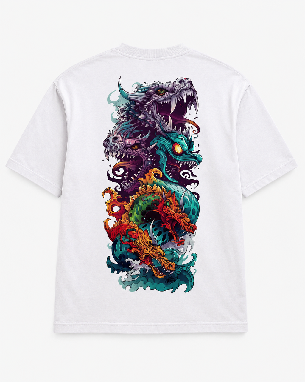 BEAST ASCENSION Graphic Tee — White