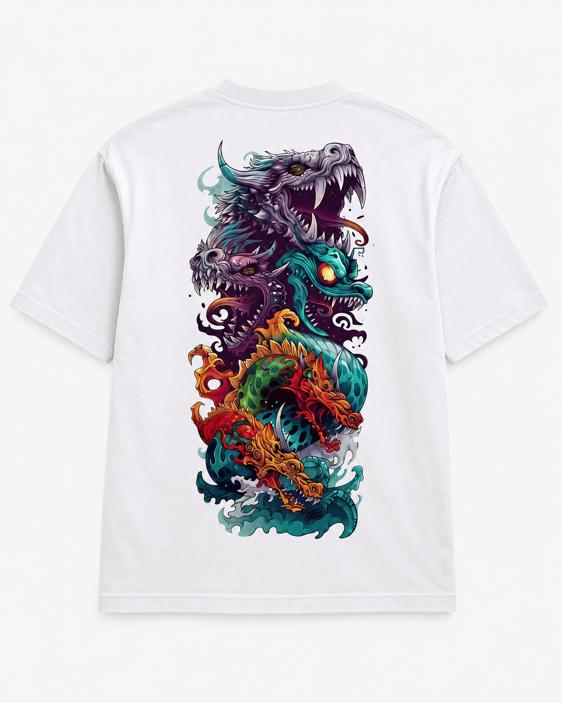BEAST ASCENSION Graphic Tee — White