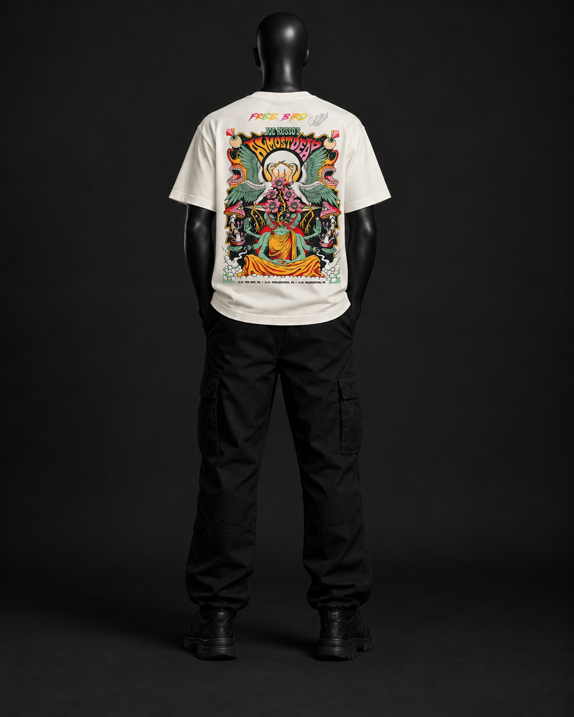 Chrome Soul Poster Tee – Off White