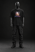 Neon Vice Oversized Tee – Black