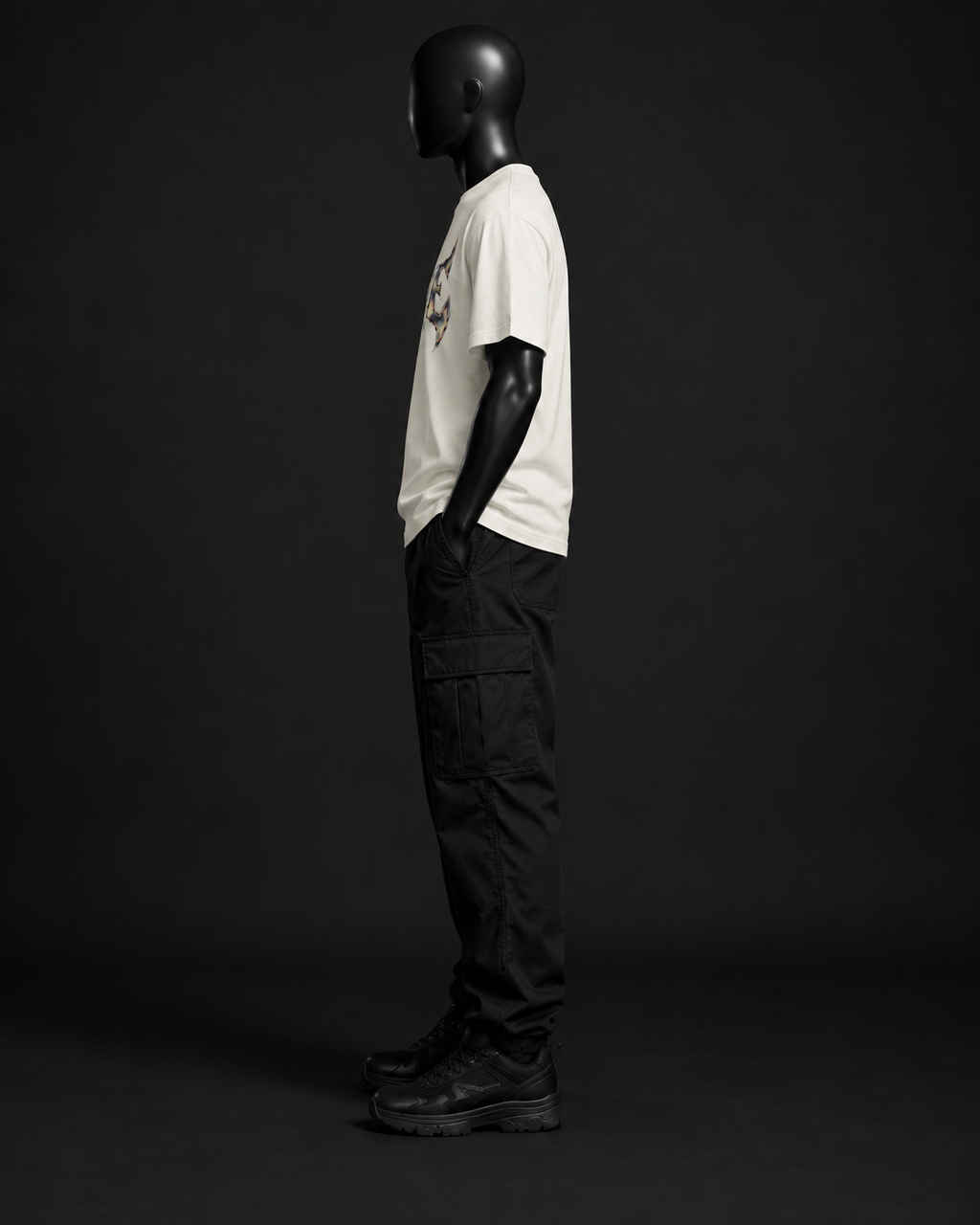 Chrome Soul Poster Tee – Off White