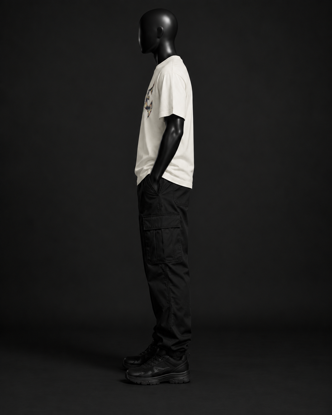 Chrome Soul Poster Tee – Off White