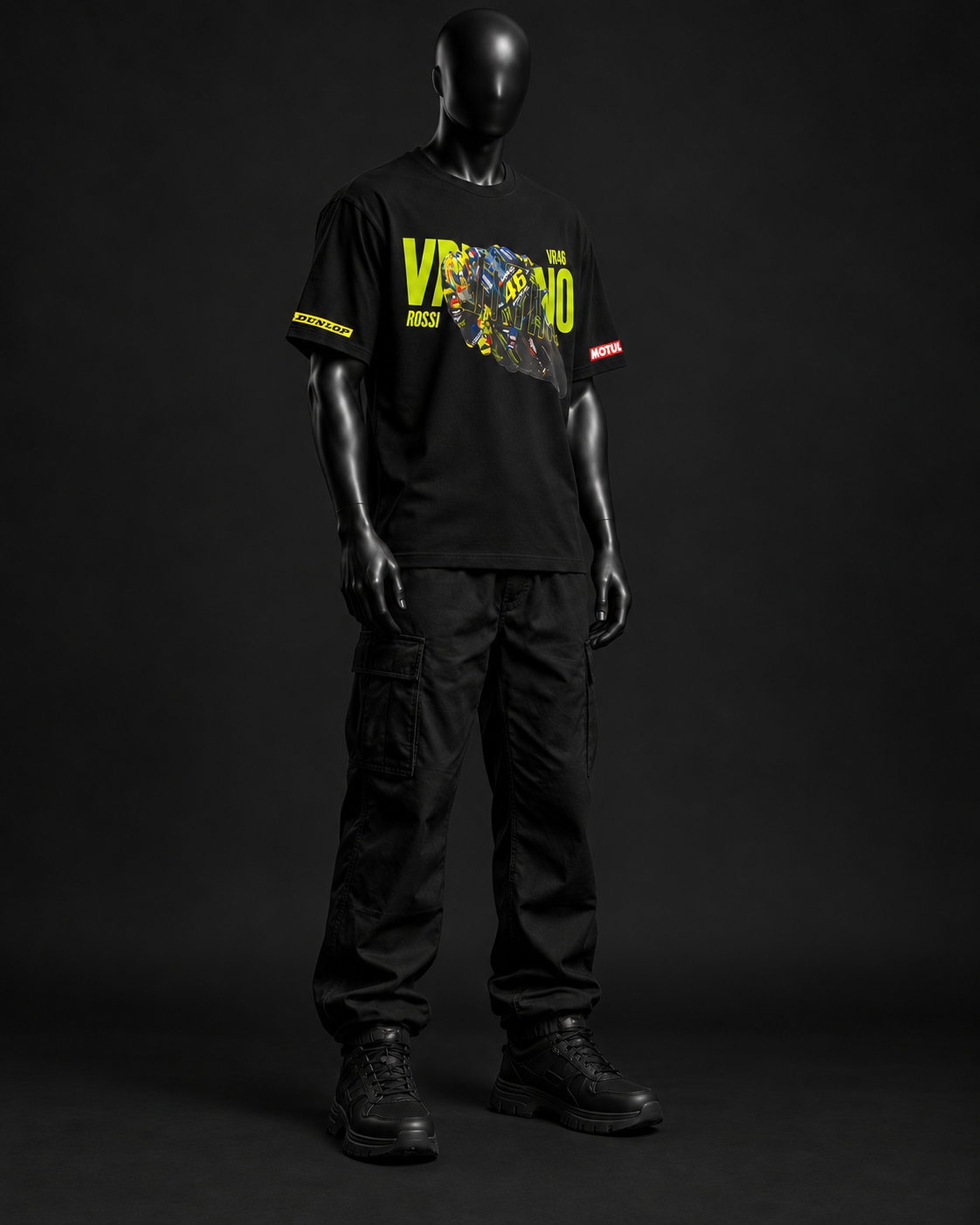 46 Apex Racing Tee – Black