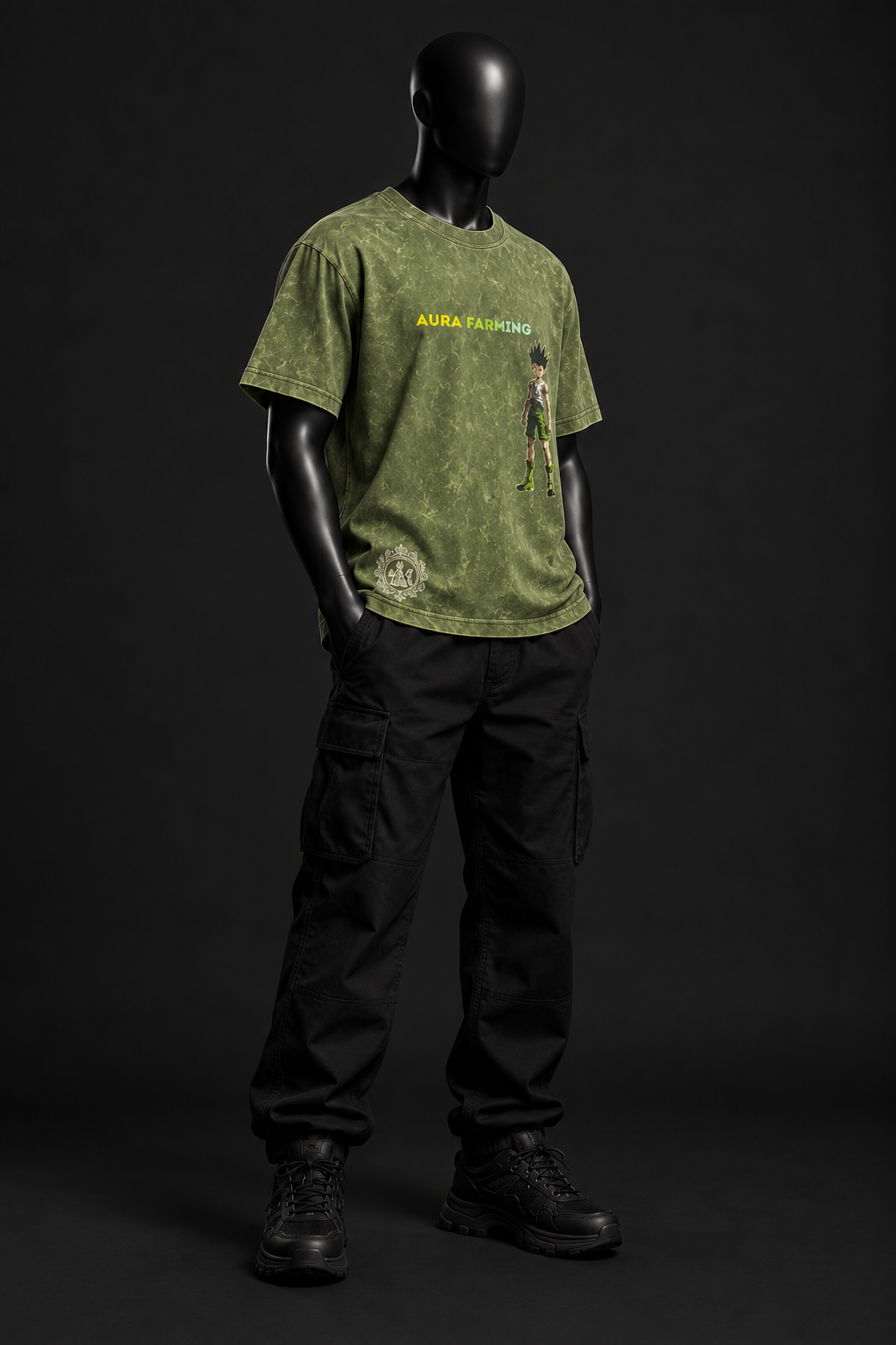 Emerald Vision Acid Wash Tee