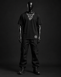 Fallen Angel Oversized Tee – Black