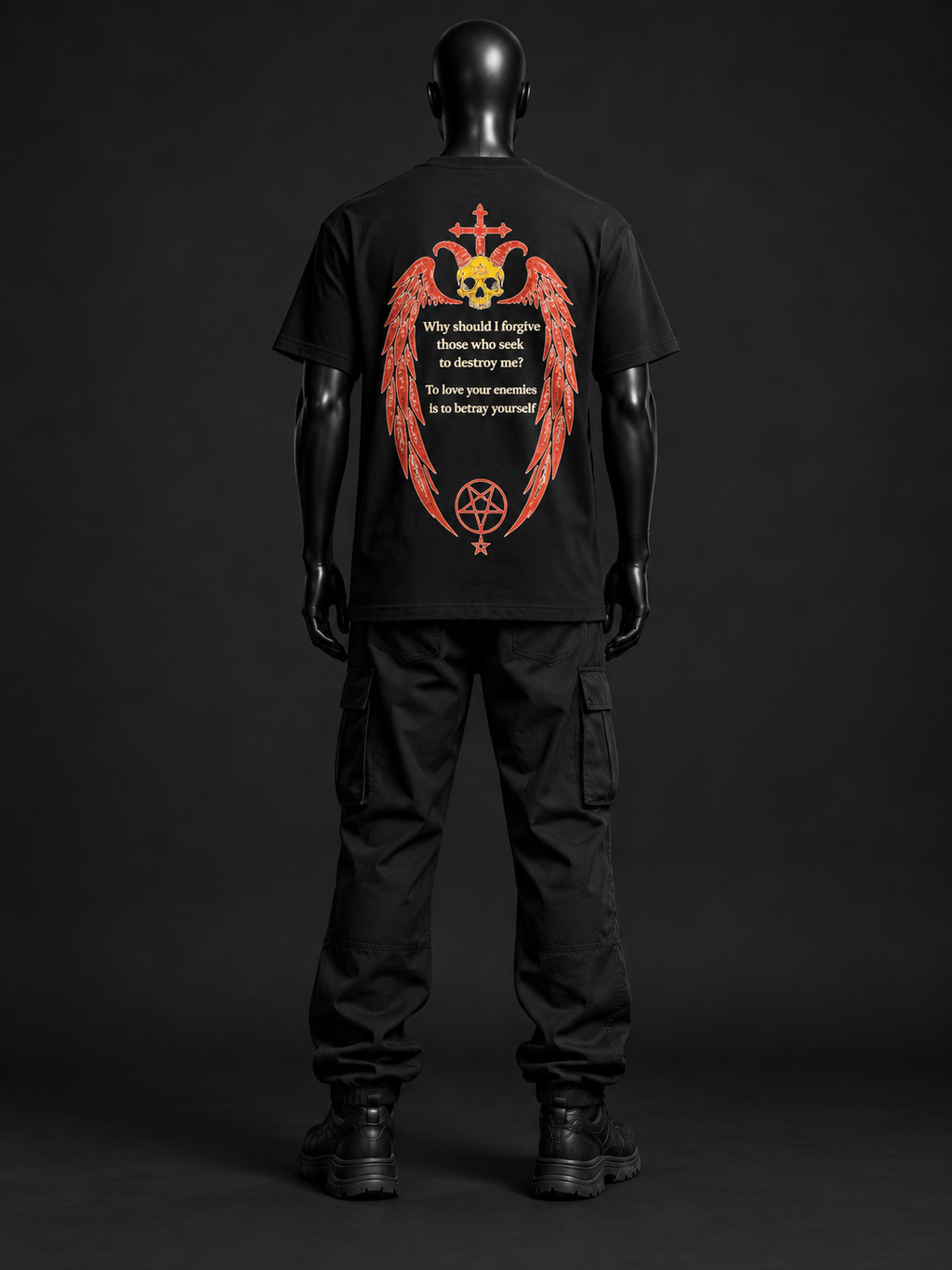 Seduction Oversized Tee – Black